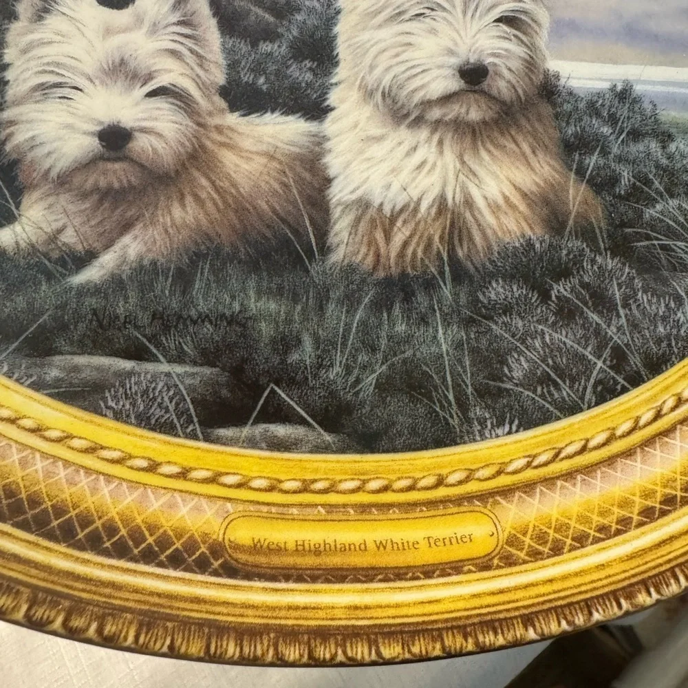 The Franklin Mint Plate “In The Heather” by Nigel Hemming Limited Edition EUC